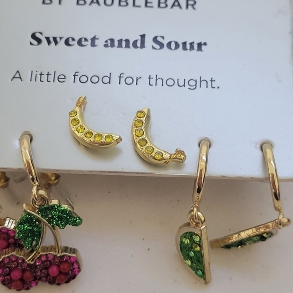 Sugarfix by Baublebar Earrings Set Of 4 NWOT - Picture 1 of 6